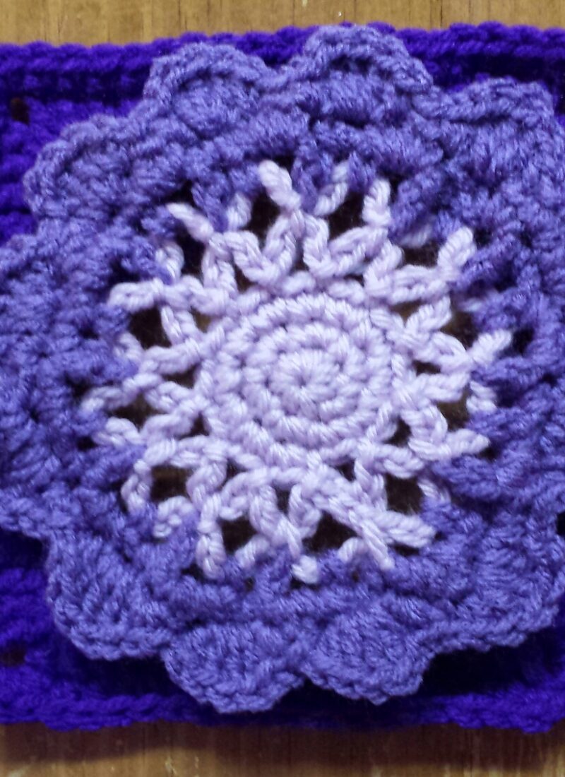 Free Pattern: 6 Inch Crochet Square