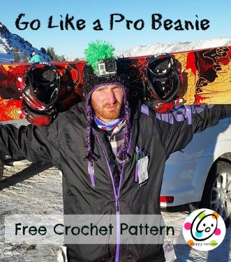 go like a pro beanie free crochet pattern