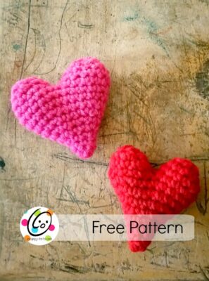 crochet hearts pattern