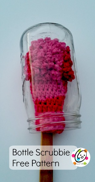 bottle scrubbie free crochet pattern