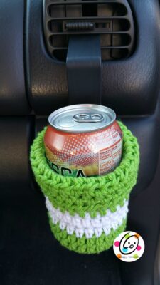 Free crochet pattern ~ car caddy and drink holder