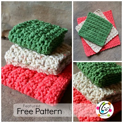 free crochet dish cloth pattern