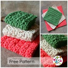 Free Pattern: Scrubby Yarn Review and Flower Scrubbers – snappy tots