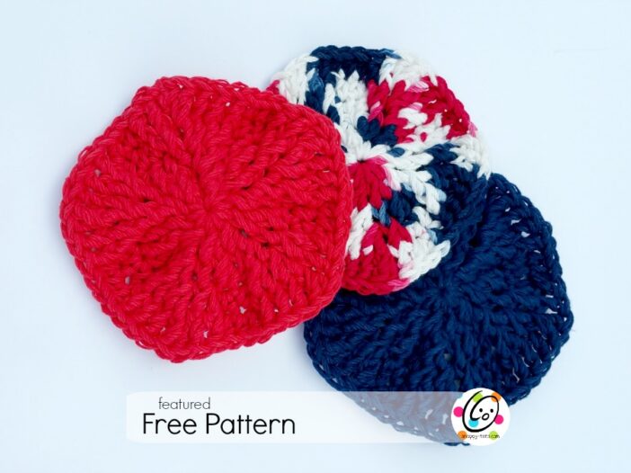 Featured Free Pattern: Textured Scrubbies - Snappy Tots