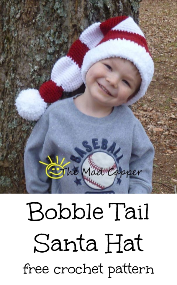 Free Pattern: Bobble Tail Santa Hat