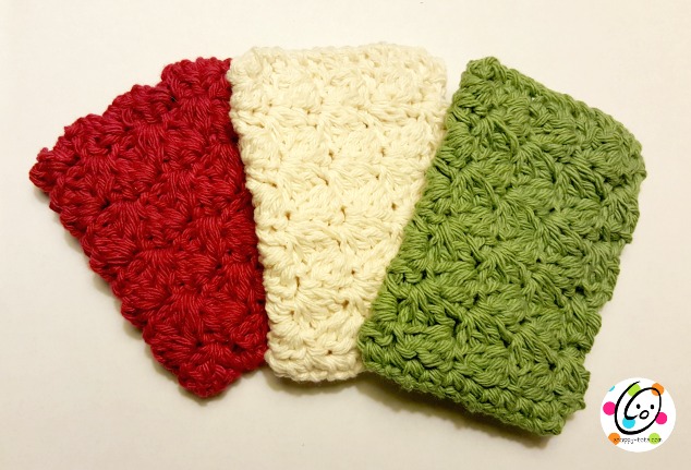 scalloped scrubbers pattern