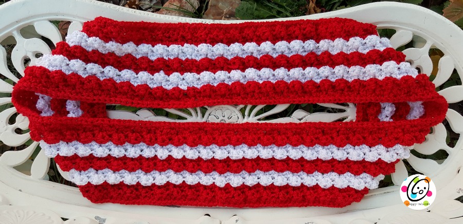 sparkling scarf crochet pattern