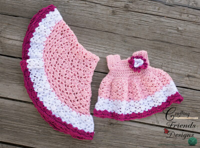 Crochet baby dress pattern