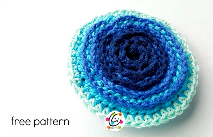 Free Pattern: Scrubby Yarn Review and Flower Scrubbers – snappy tots