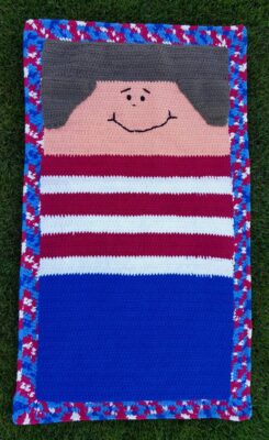 Flat snappy crochet pattern