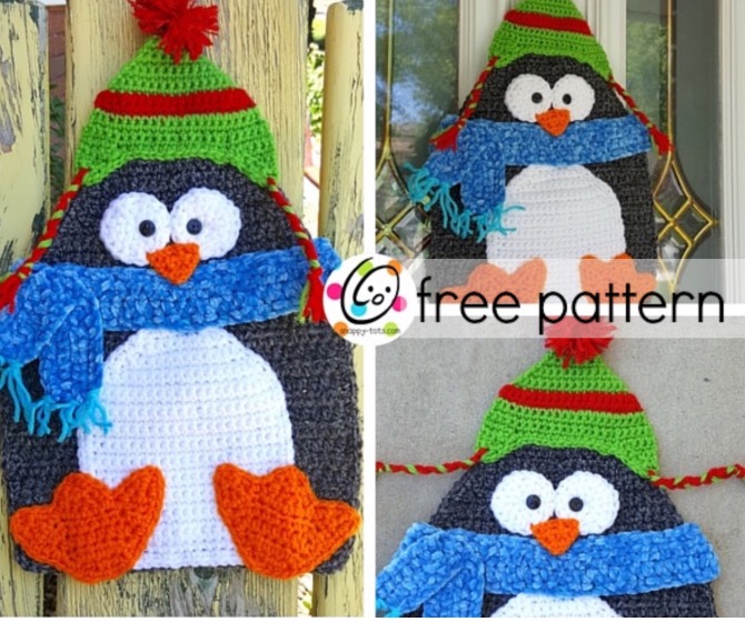 Free Pattern: Icicle Ike is ready for Christmas