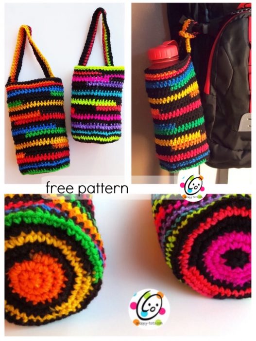 Super Stripes Baggies ~ free crochet pattern