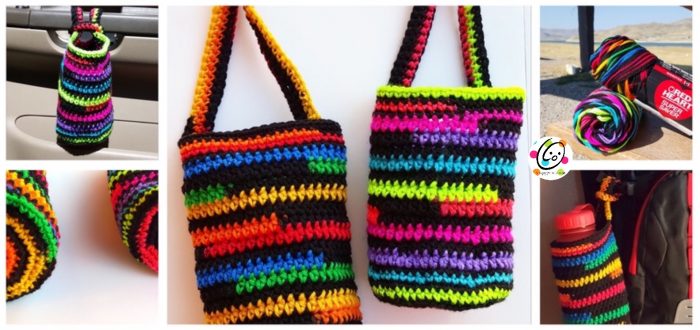 super stripes baggies ~ free crochet pattern