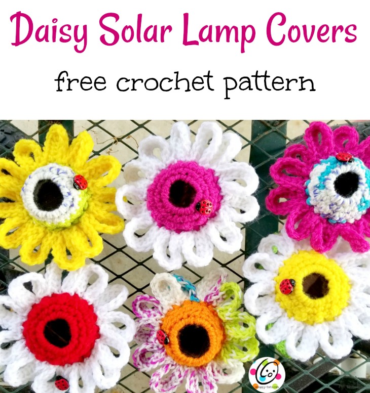 Free Pattern: Daisy Solar Lamp Cover