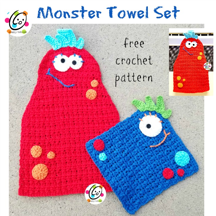 Free Pattern: Monster Hanging Towel