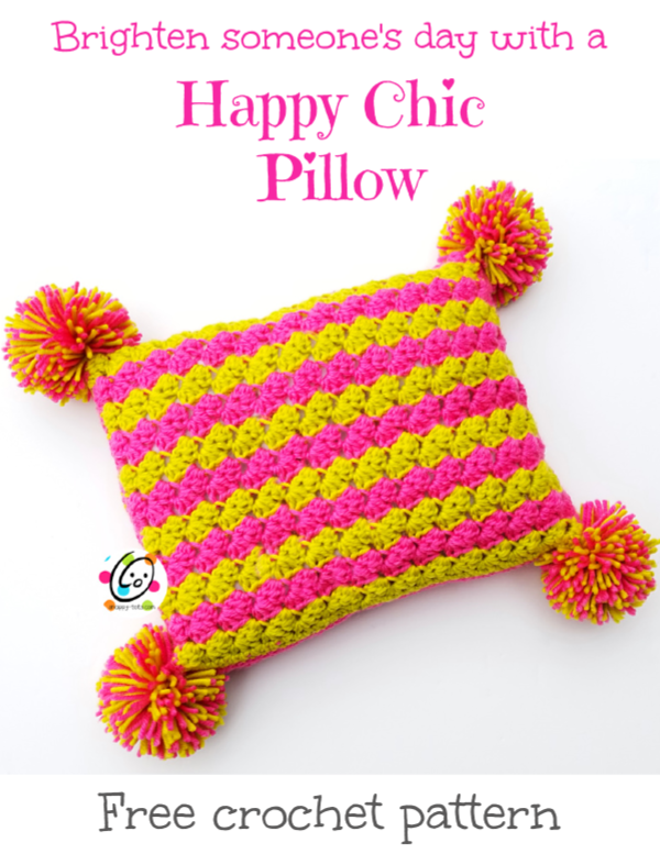 Free Pattern: Happy Chic Pillow