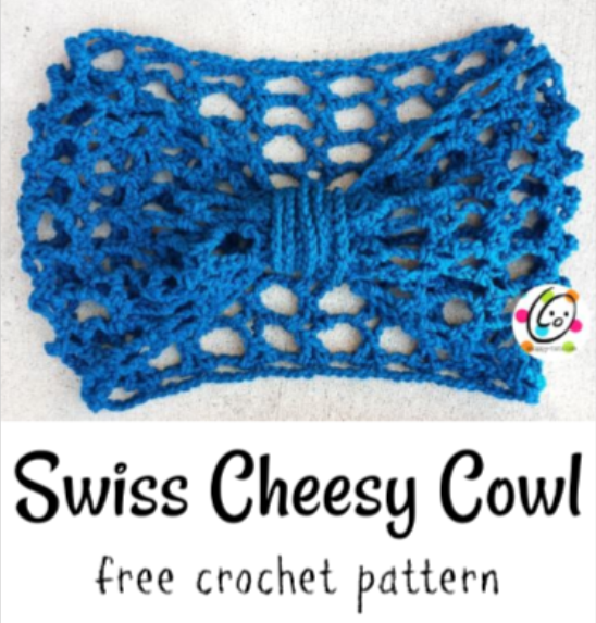 Free Pattern: Swiss Cheesy Quick and Easy Cowl