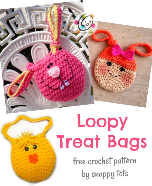 Free Pattern: Loopy Bags