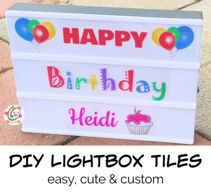 DIY Easy Lightbox Tiles