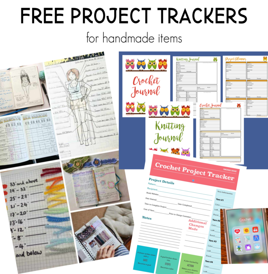 Free Printables for Tracking Handmade Projects - Snappy Tots