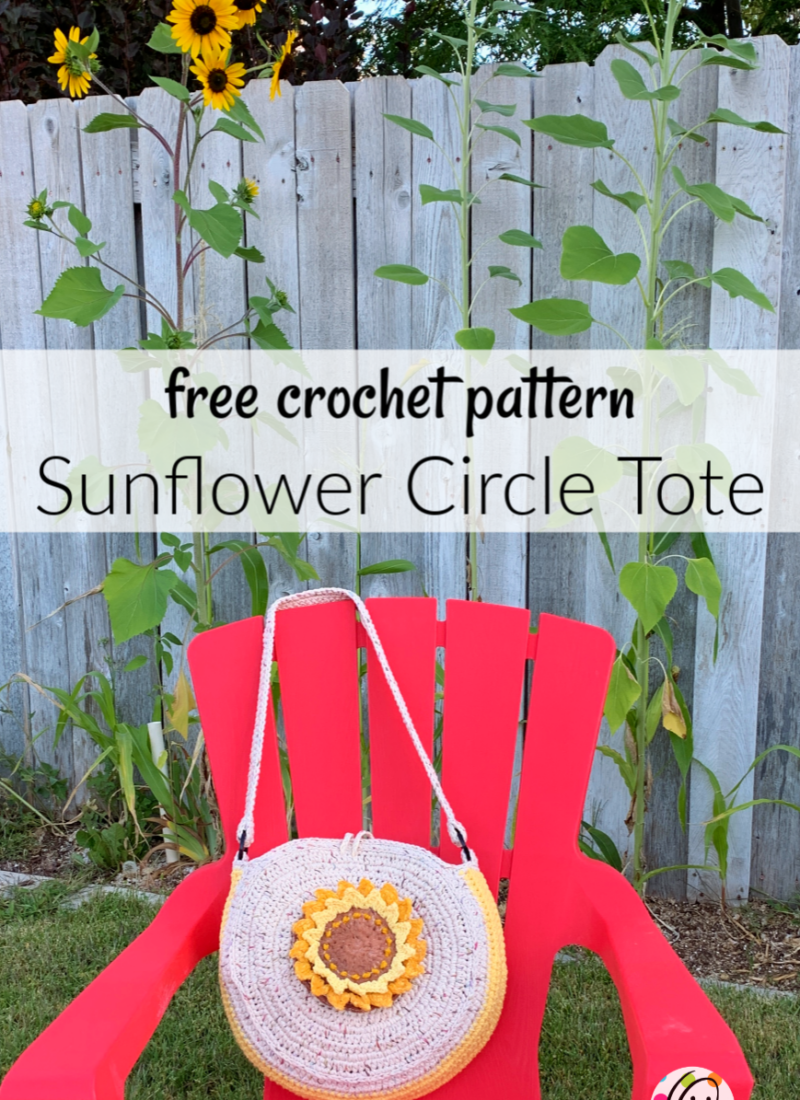Free Pattern: Sunflower Circle Tote