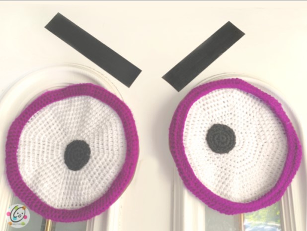 Free Pattern: Crocheted Monster Eyes