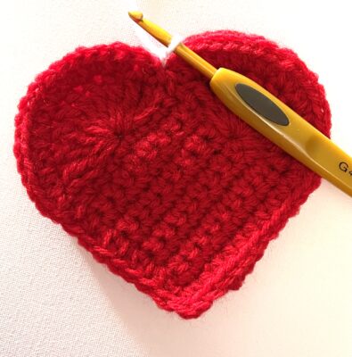 Ornament Quest #5: Heart Crochet Ornament – snappy tots