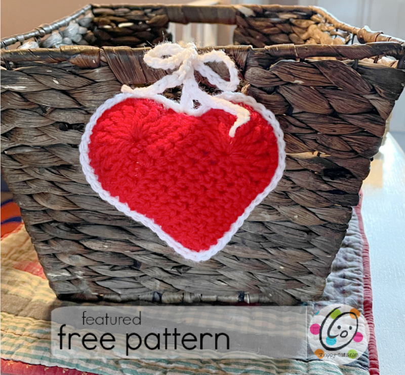 Ornament Quest #5: Heart Crochet Ornament – snappy tots