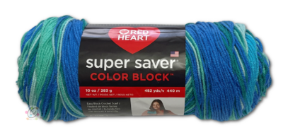 Red Heart Super Saver Color Block Yarn