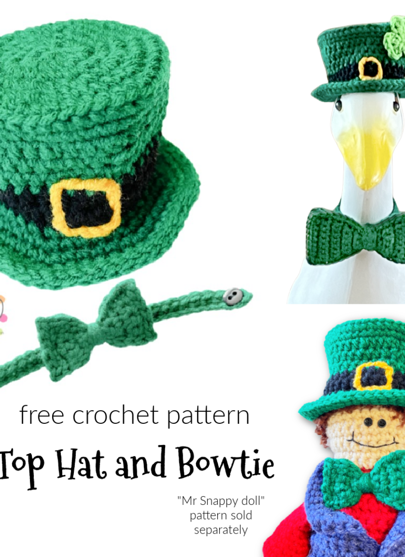 Free Pattern: Mini Top Hat and Bowties