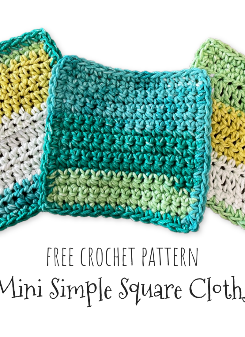 Weekly Wash #12: Mini Simple Square Cloths
