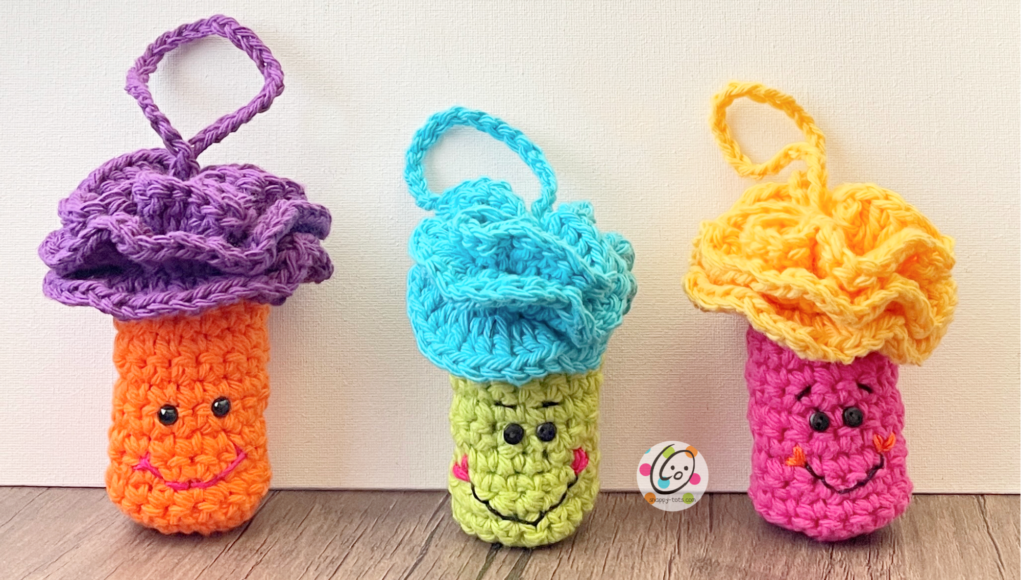 Purple Rainbow friends: Crochet pattern