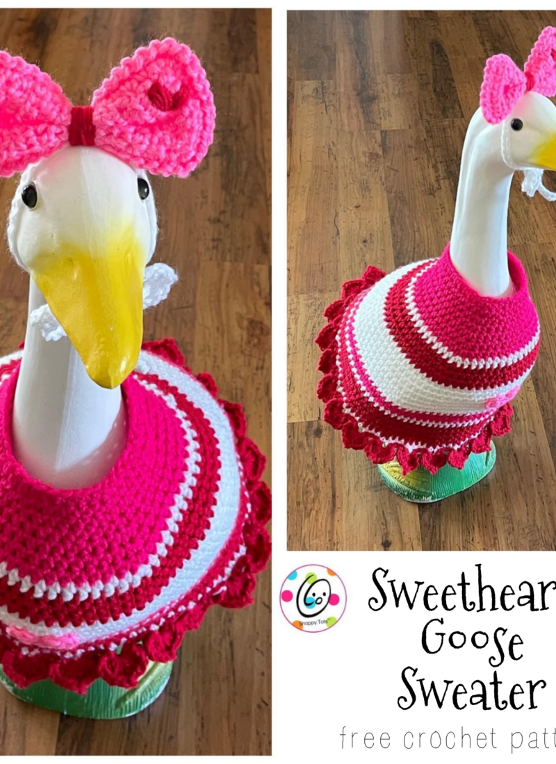 Free Pattern: Sweetheart Goose Sweater and Headband