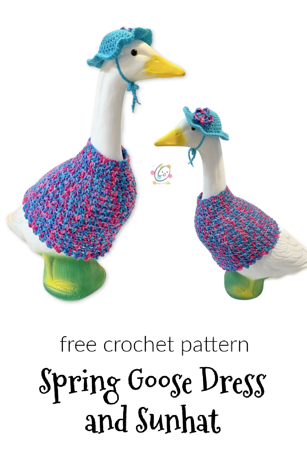 Free Pattern Spring Goose Dress and Sunhat snappy tots