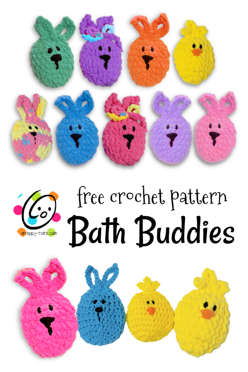 Free Pattern Bath Buddies Snappy Tots 