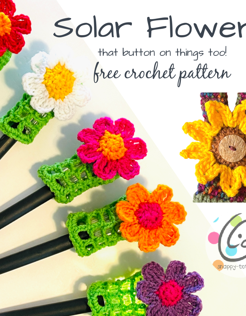 Free Pattern: Solar Flowers