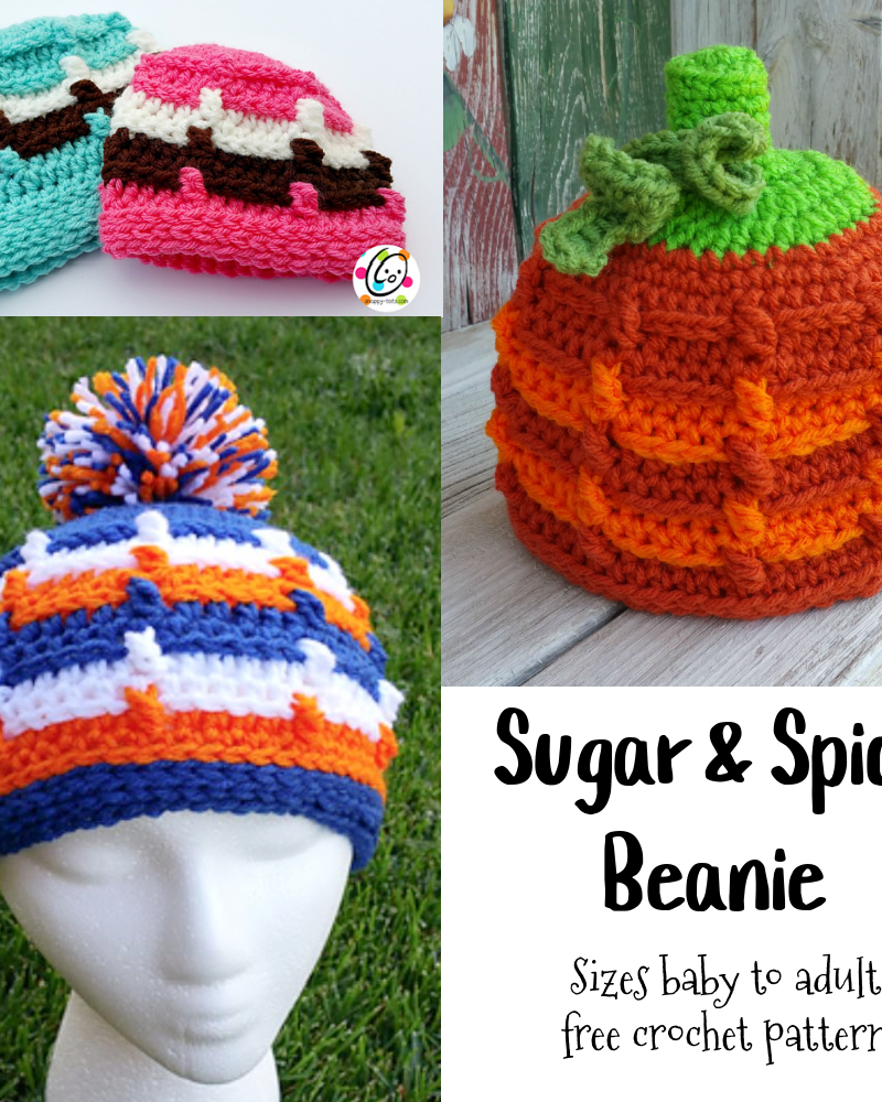 Free Pattern: Sugar and Spice Beanie