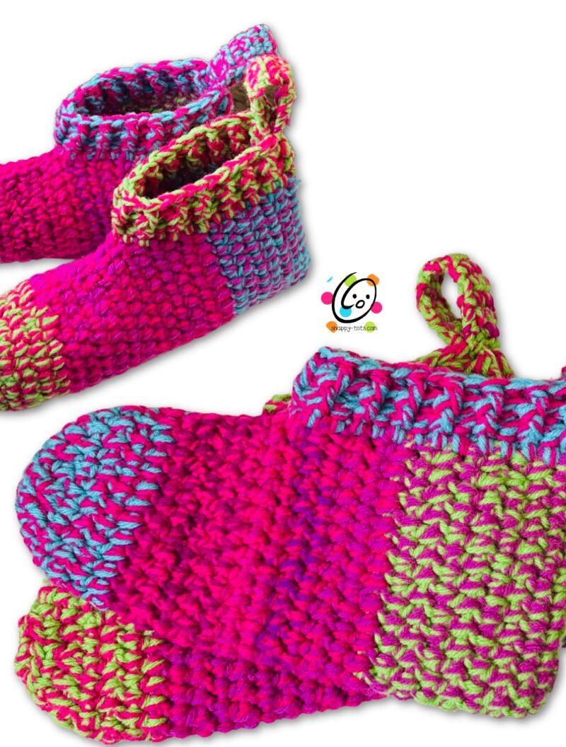 Free Pattern: Wild and Crazy Slipper Boots