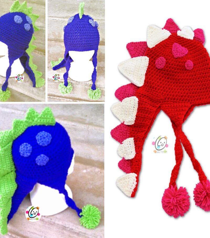 Free Pattern: Spike the Dino Hat