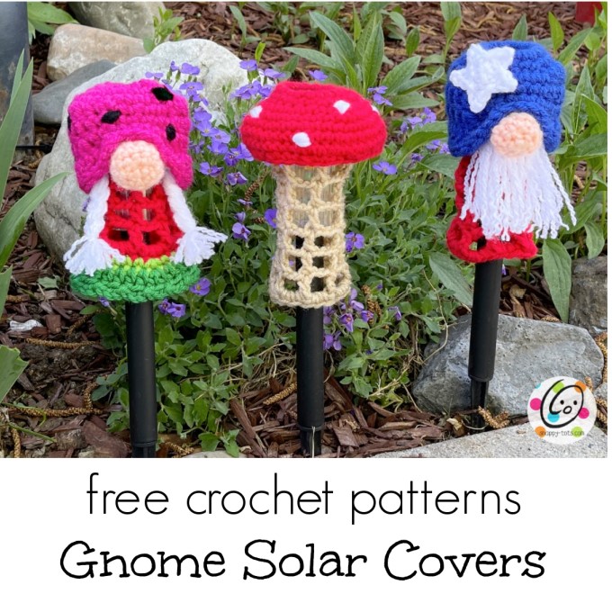 Free Pattern: Gnome Solar Cover Set