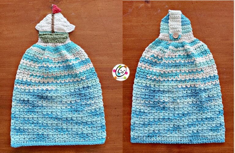 Free Pattern: Sailboat Hanging Towel
