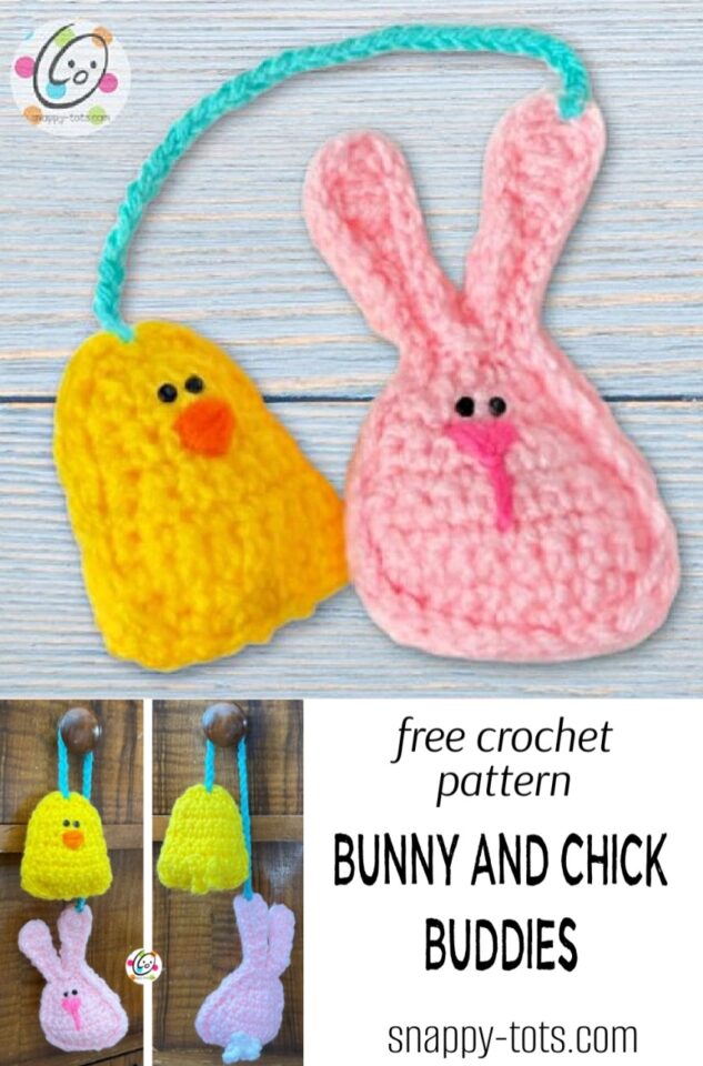 Free Pattern: Bunny and Chick Buddies – snappy tots