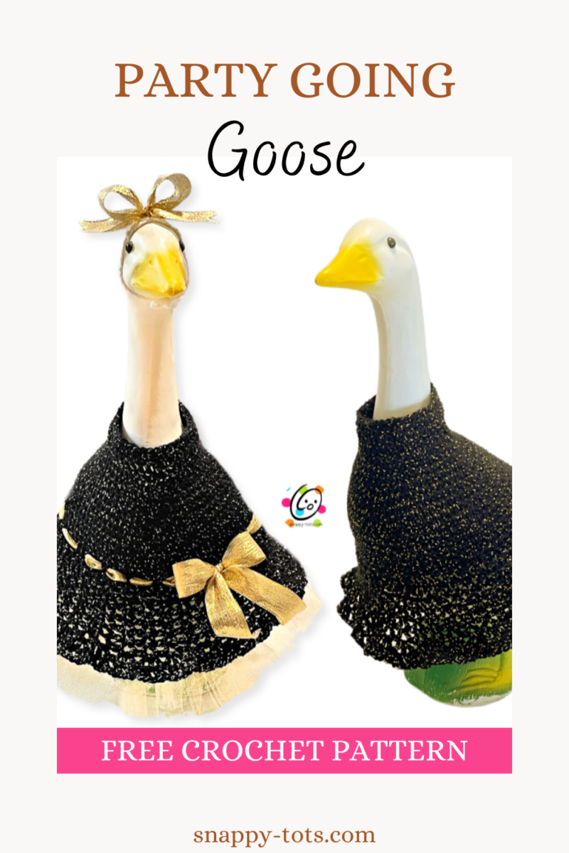 Free Pattern: Party Going Goose - Snappy Tots Free Pattern: Party Going Goose - Snappy Tots