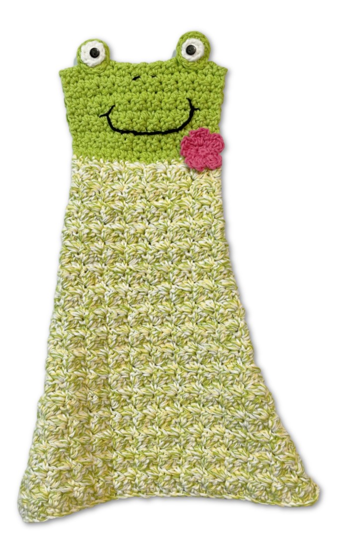 Free Pattern: Froggy Hanging Towel