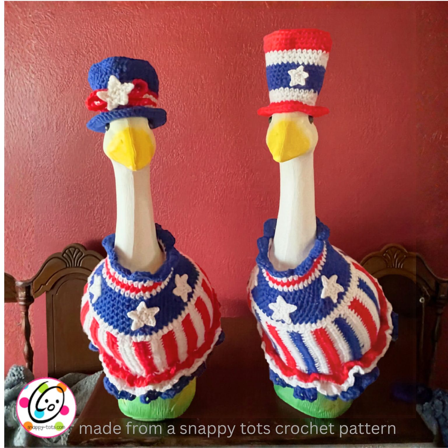 Emperor Goose Pattern Free Patriotic Goose Outfits - Snappy Tots