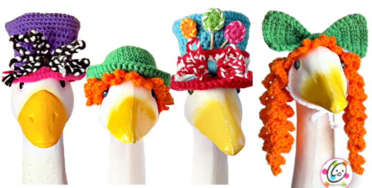 Free Pattern: Big Goose Hats and Hair