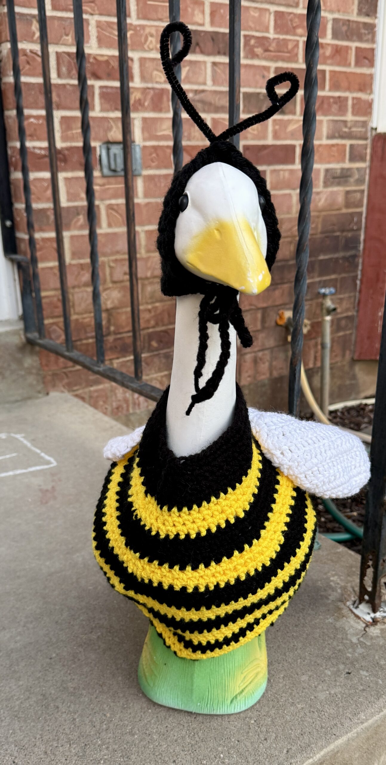 Big Goose Bee Bodysuit and Hat - Image 3