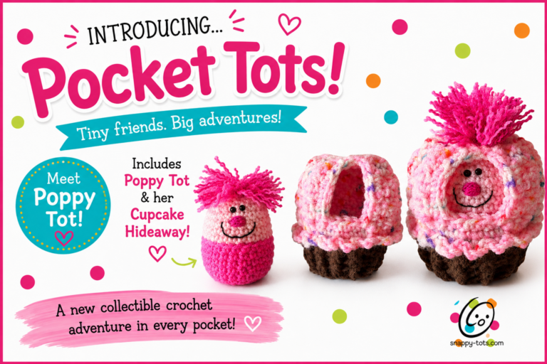 Free Pattern: Poppy Tot as a Cupcake