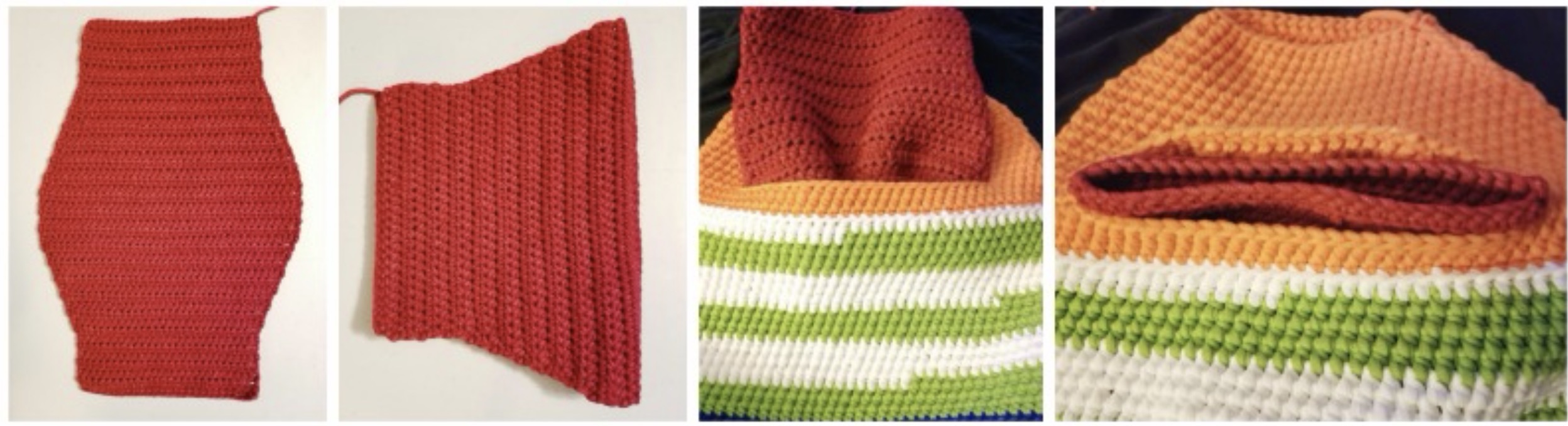 Nap Monster crochet mouth construction