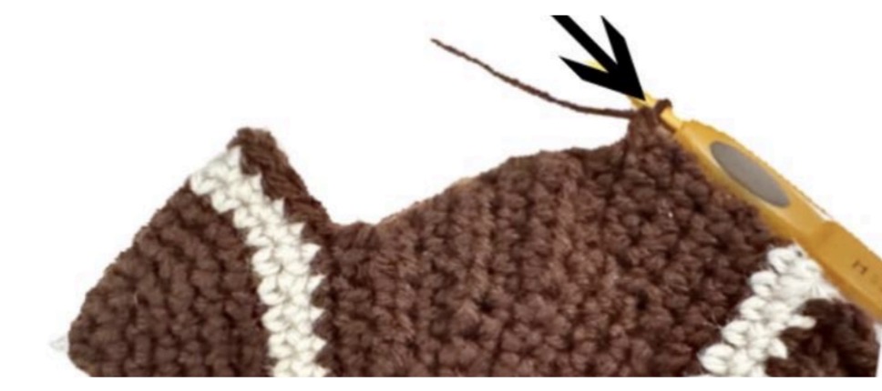 Mini Football Fan crochet suit bottom band